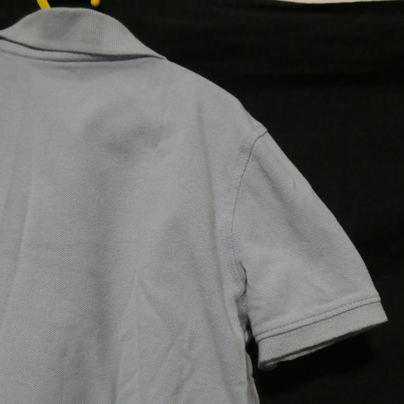 OLD NAVY, medium (8) regular, light blue polo, *juice stains SEE PIC, EUC - Picture 10 of 11